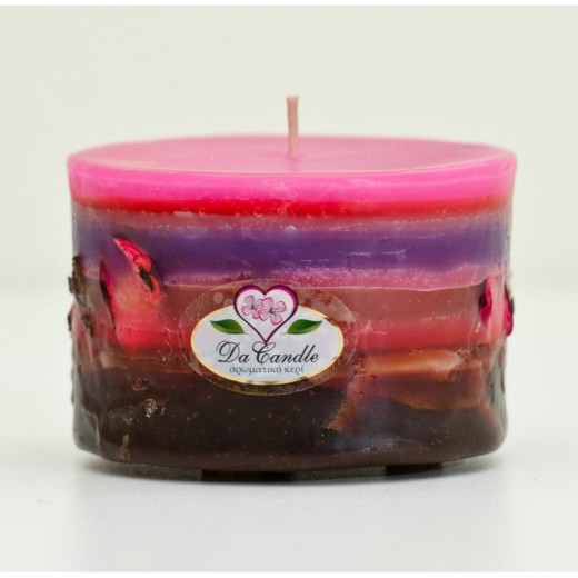 Αρωματικό κερί - Αποχρώσεις Μοβ - Καφέ