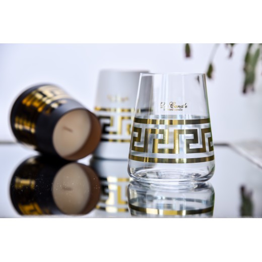 ΑΡΩΜΑΤΙΚΟ ΚΕΡΙ ΣΟΓΙΑΣ ΣΕ ΚΡΥΣΤΑΛΛΙΝΟ ΠΟΤΗΡΙ  250gr.